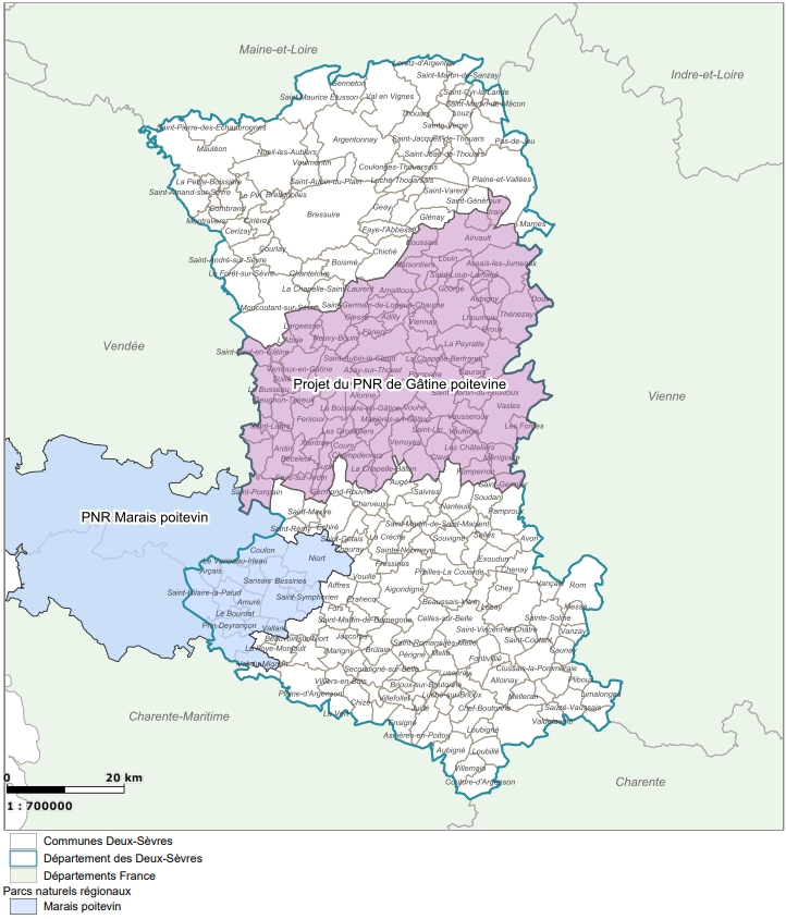 Les PNR sur le territoire des Deux-Sèvres